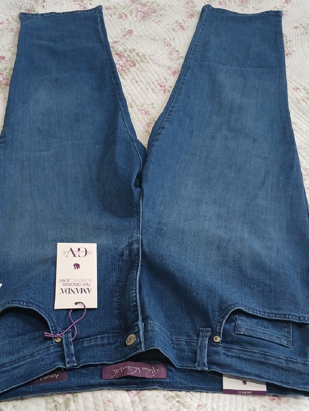 16 SHORT GV Amanda Slimming Jeans in Deep Blue